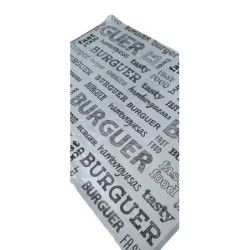 P Aluminio Fast Food en hojas 30x40- x kg (aprox 180 un)