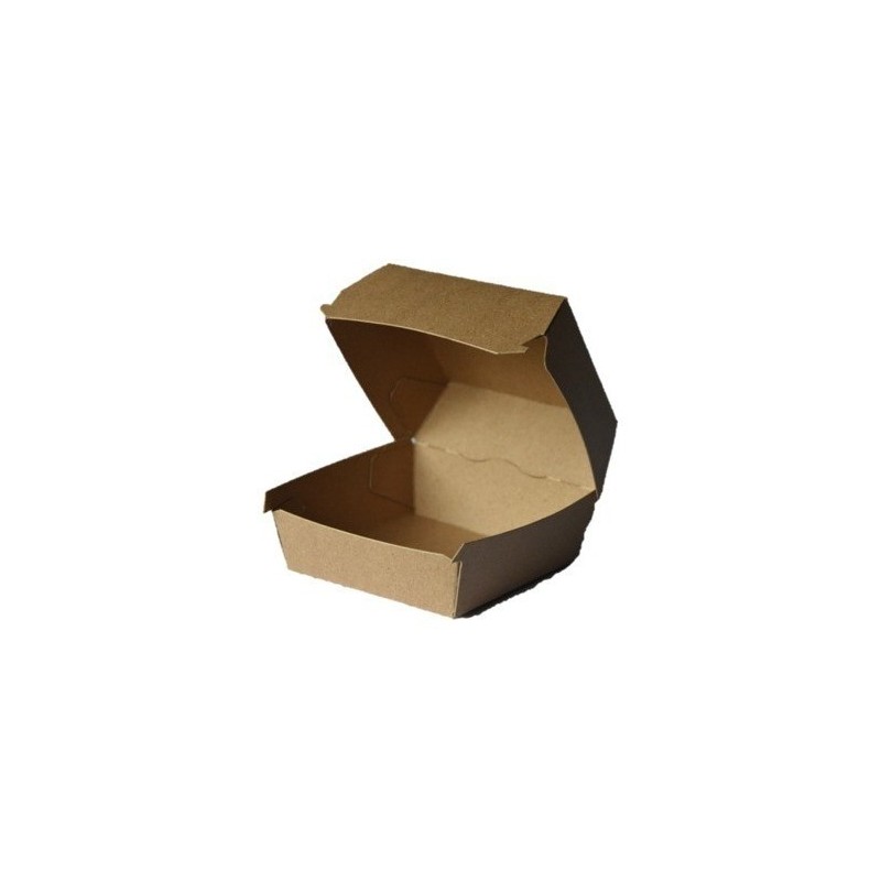Estuche Kraft Hamburguesa Gde (13 x 11 x 8,7) x 10 unid