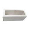 Estuche Blanco con Visor parabudín (24 x 85 h: 10 cm) x 10 un