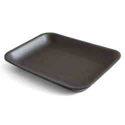 Bandeja Expandido 618 Negro (20 x 15) x 100 unid