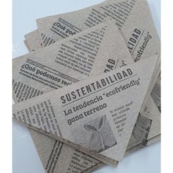 Servilletas Eco Beige Genéricas 23 x 23 (pack x 20)
