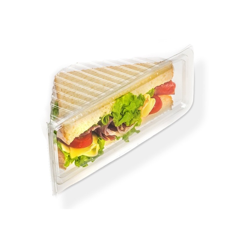 Blister Triángulo PET Sand Miga PB (17x7 h:8cm) x 40 un