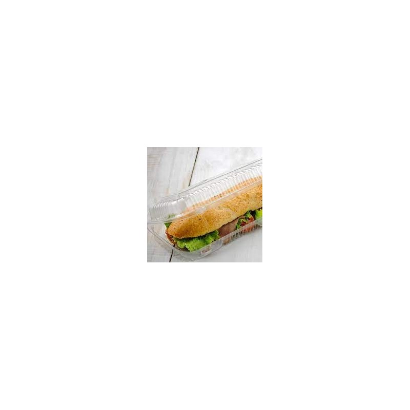 Estuche PET CR paraSandwich (31 x 13 x 5,8) x 50 unidades
