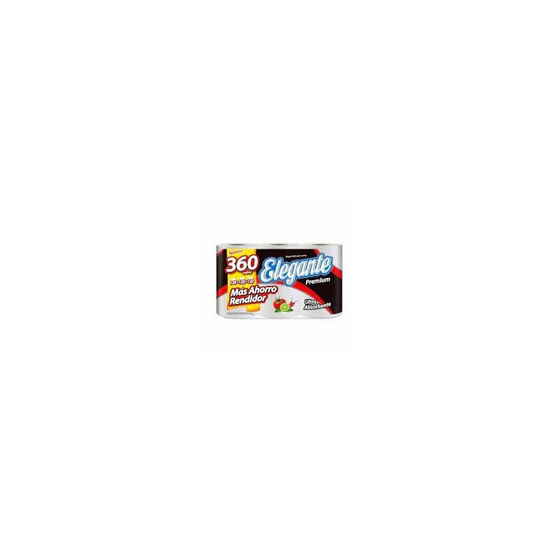 Rollo Cocina Elegante D/Hoja MEGA (3 x 120 hojas) cod 923