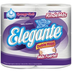 Papel Higiénico Elegante TRIPLE HOJA (4 x 30 mts)- cod 950