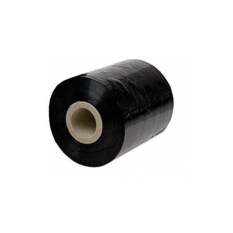STRETCH Film Negro- ancho 10 cm (rollo x 500 gramos)