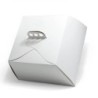 Estuche Torta Blanco con manija 24 x 24 x 15 cm (x 10 unid)