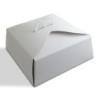 Estuche Torta Blanco con manija 27 x 27 x 15 cm (x 10 unid)