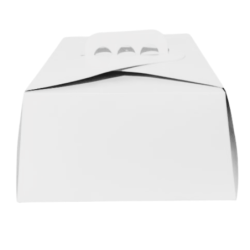 Estuche Torta Blanco con manija 30 x 30 x 15 cm (x 10 unid)