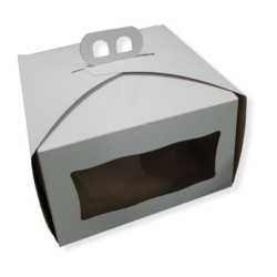 Estuche Torta Doble Visor con manija 27 x 27 x 15 cm (x 10)