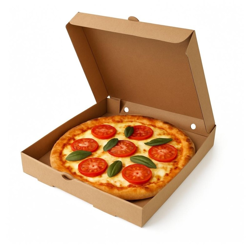 Caja Pizza M/M Micro Chica (28 x 28) Impresas 1 color x 1000