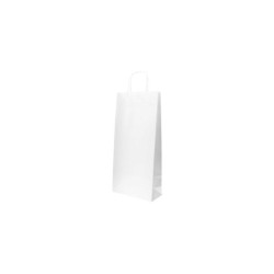 Bolsa para Botella Blanca 14 x 8 x 40 LUNA con manija
