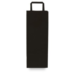 Bolsa para Botella Negra 14 x 8 x 35 LUNA con manija