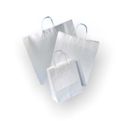 Bolsa Blanco LUNA 36 x 22 x 39 con  manija