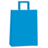 Bolsa Azul ACUARIO 14 x 8 x 20 con  manija
