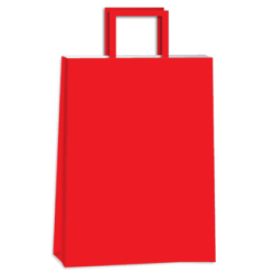 Bolsa Rojo ACUARIO 14 x 8 x 20 con  manija
