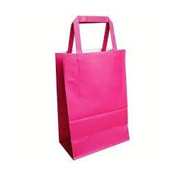 Bolsa Rosa LUNA 22 x 10 x 30 con  manija