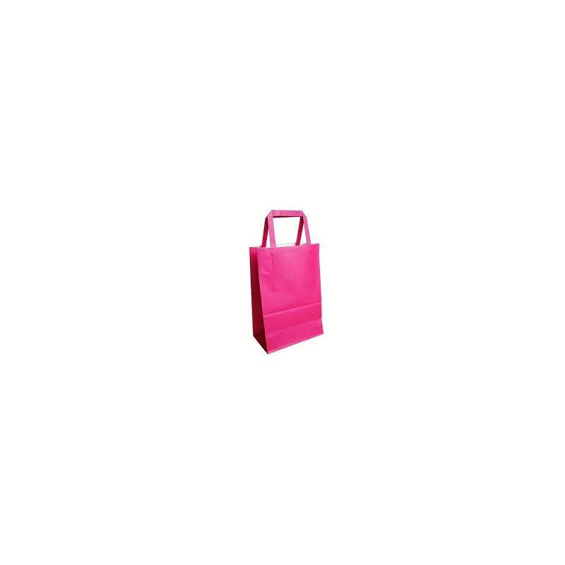 Bolsa Rosa LUNA 22 x 10 x 30 con  manija