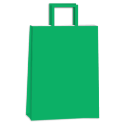 Bolsa Verde LUNA 22 x 10 x 30 con  manija