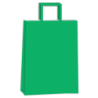 Bolsa Verde LUNA 22 x 10 x 30 con  manija
