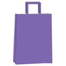 Bolsa Violeta LUNA 22 x 10 x 30 con  manija