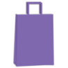 Bolsa Violeta LUNA 22 x 10 x 30 con  manija