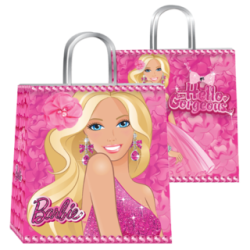 Bolsa Barbie 22 x 10 x 24 con  manija