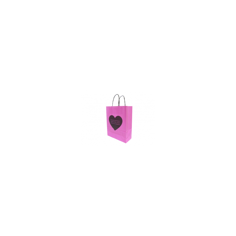 Bolsa Heart Pink 22 x 10 x 30 con manija