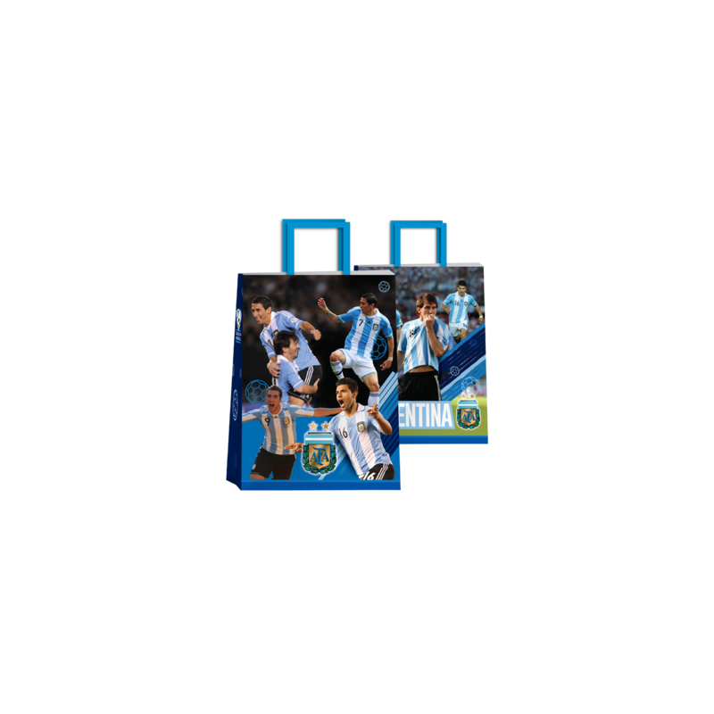 Bolsa Selección Argentina 22 x 10 x 30 con  manija
