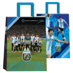 Bolsa Selección Argentina 30 x 12 x 41 con  manija