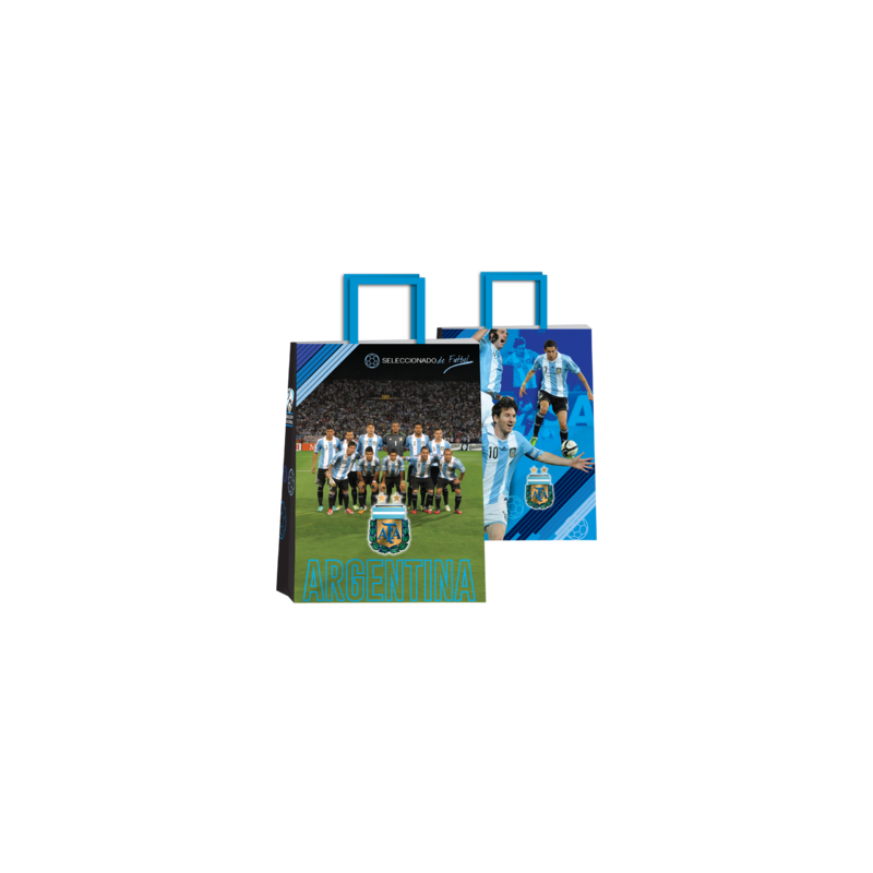Bolsa Selección Argentina 30 x 12 x 41 con  manija