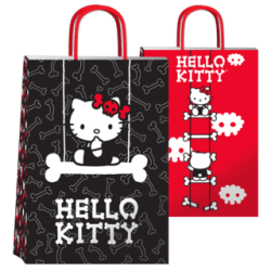 Bolsa Hello Kitty 14 x 8 x 20 con  manija