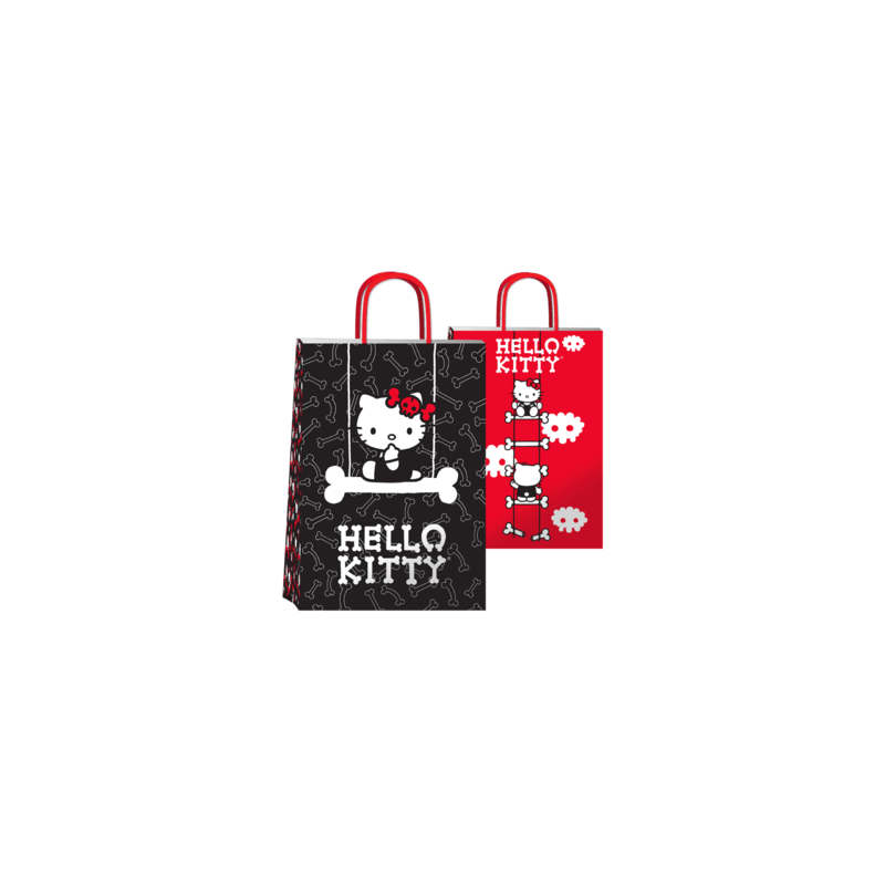 Bolsa Hello Kitty 14 x 8 x 20 con  manija