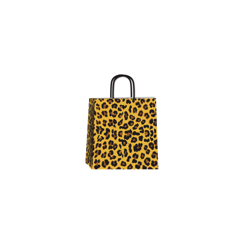 Bolsa Animal Print 32 x 10 x 30 con  manija