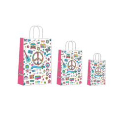 Bolsa PAZ 22 x 10 x 30 con  manija