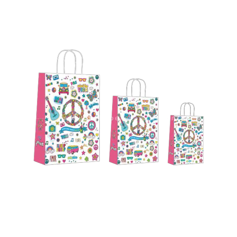 Bolsa PAZ 22 x 10 x 30 con  manija
