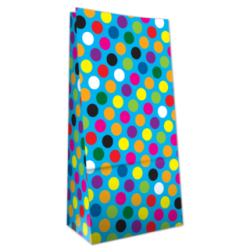 Sobre con Fuelle 14 x 8 x 26 Blue Dots (x 10 unidades)