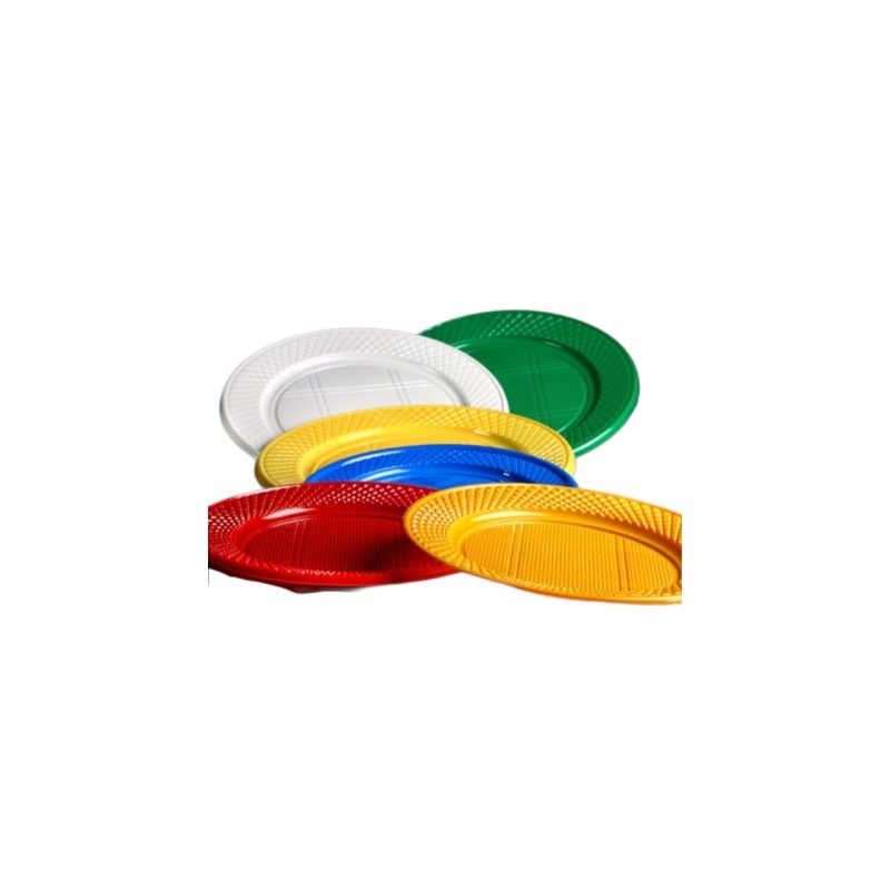 Plato 22 cm Verde (x 50 unidades)