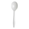 Cucharas de postre blanca (x 100 unidades)