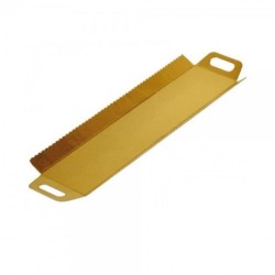 Bandeja Cartón ORO/PLATA con Asas (12 x 30 cm) x 10